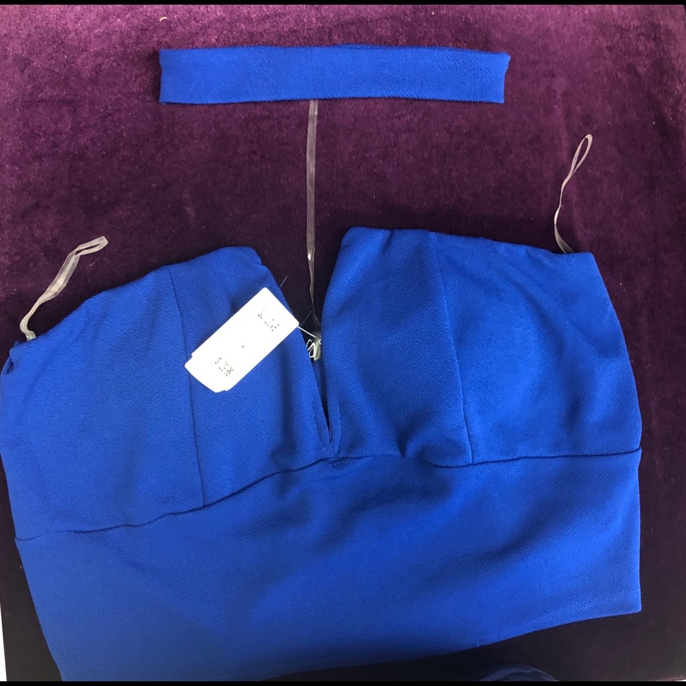 2 piece royal blue set